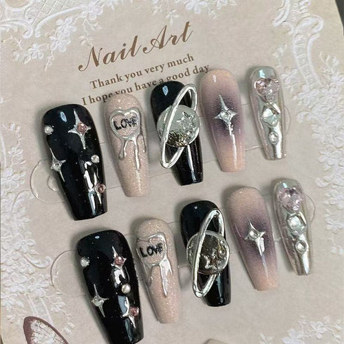 dark aesthetic nail