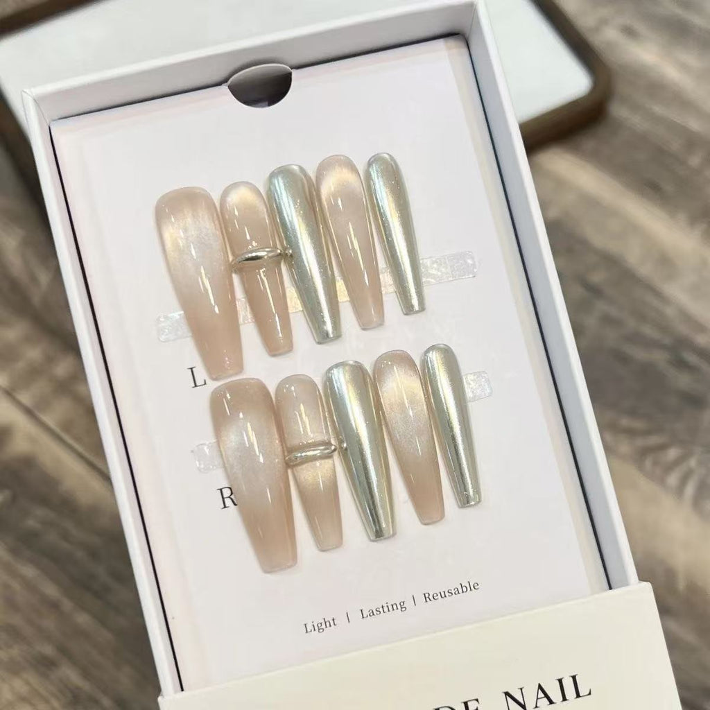 handcrafted summer nail