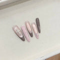 Handcrafted cat-eye nails